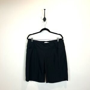 Lady Hagen Shorts Women's Size XXL 9" Tummy Control Golf Black Wicking